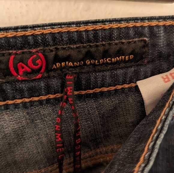 Adriano Goldschmied AG The Catwalk Straight Leg Dark Wash Denim Jeans Size 24 R - Picture 10 of 15